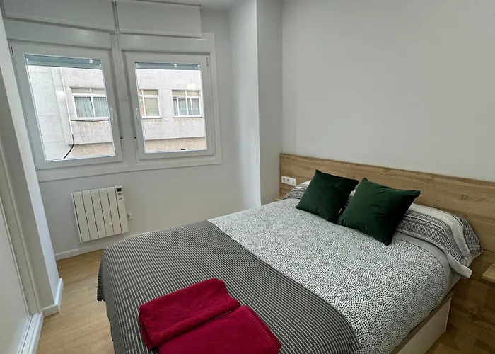 Comodidad Cerca De La Playa.. A Un Paso De Todo! 公寓 拉科鲁尼亚